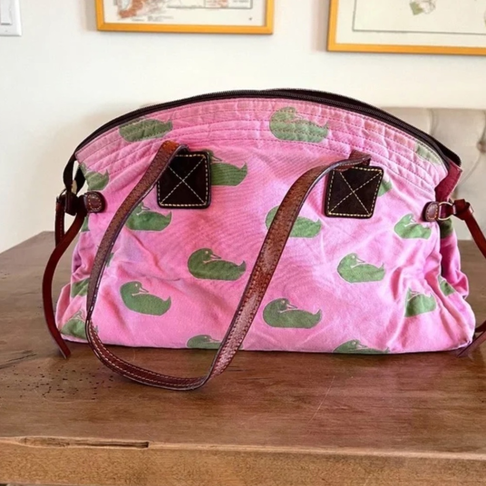 Carla Shoulder Bag (Vintage 2000s Dooney & Bourke Pink Bag)
